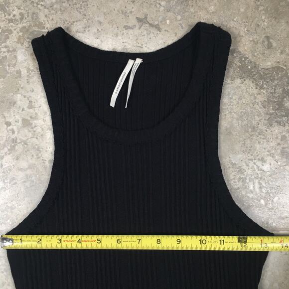 Anthropologie Robin Ribbed Black Racerback Tank Top Womens Small Sleeveless - Picture 9 of 16